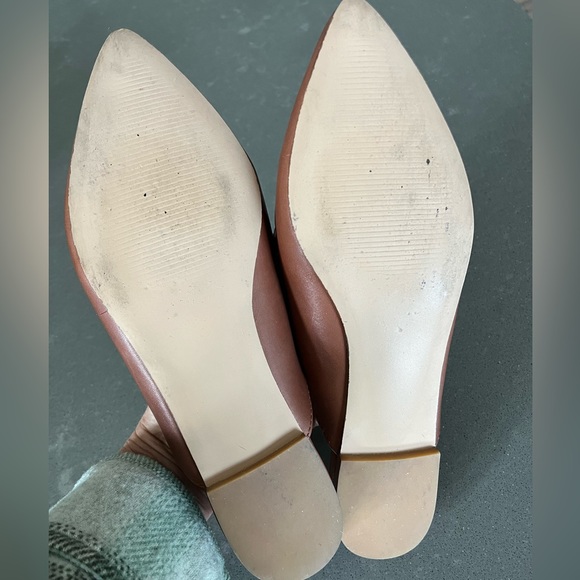 STEVE MADDEN Leather Flavor Flat Mule, Sz 8 - Picture 7 of 9